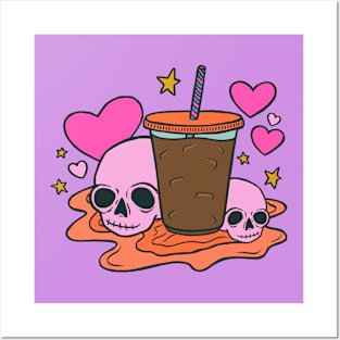 Skulls and Iced Coffee (2024) Posters and Art